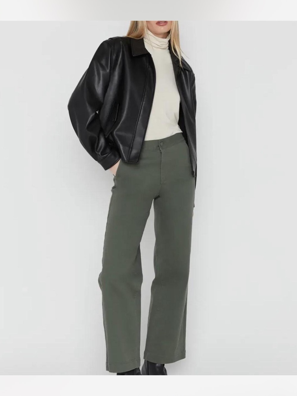 Oak & Fort Wide Leg Pants